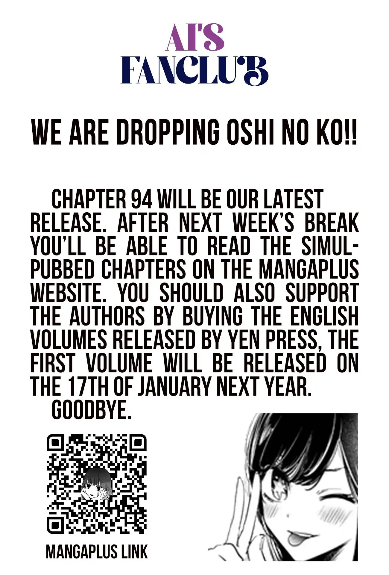 Oshi no Ko Chapter 94 1